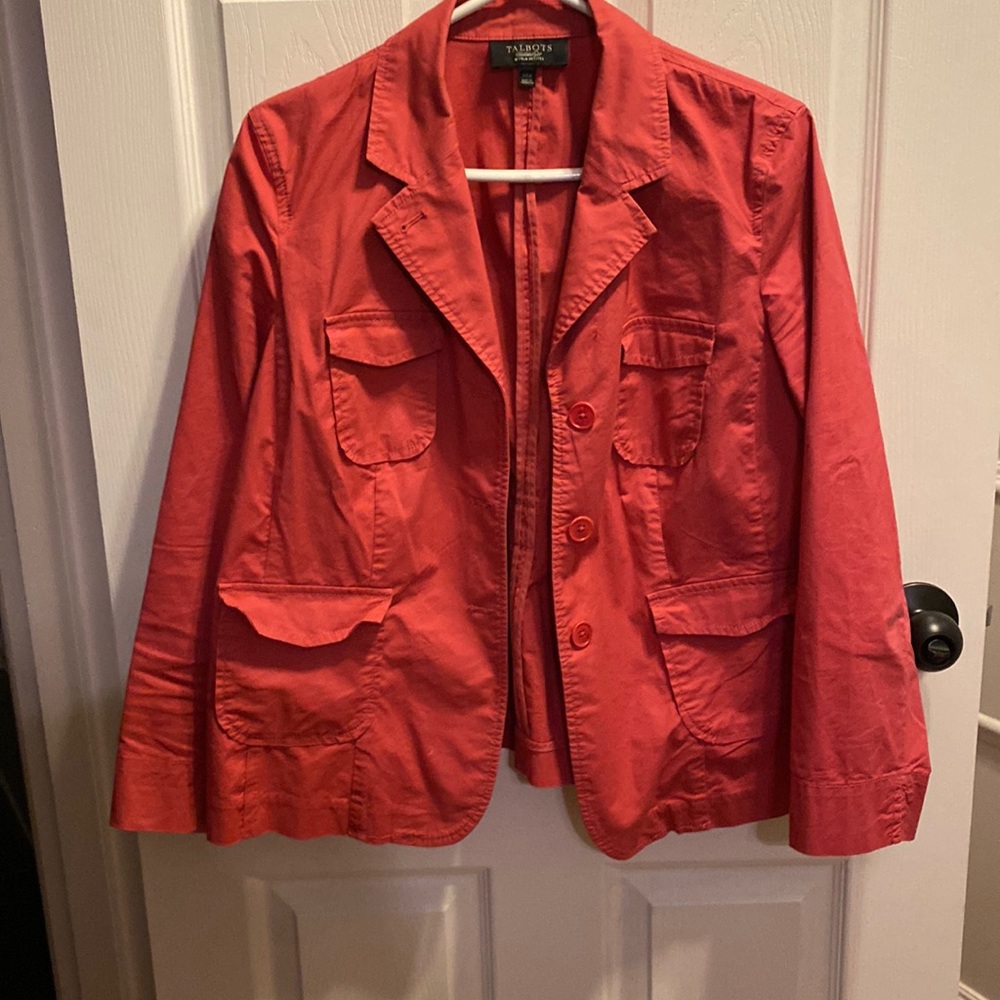 Talbot’s cotton petite blazer